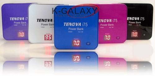 Power bank tenova i75 7500mah (baru)   - k-galaxy.com